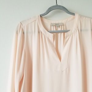 Loft Light Pink Blouse